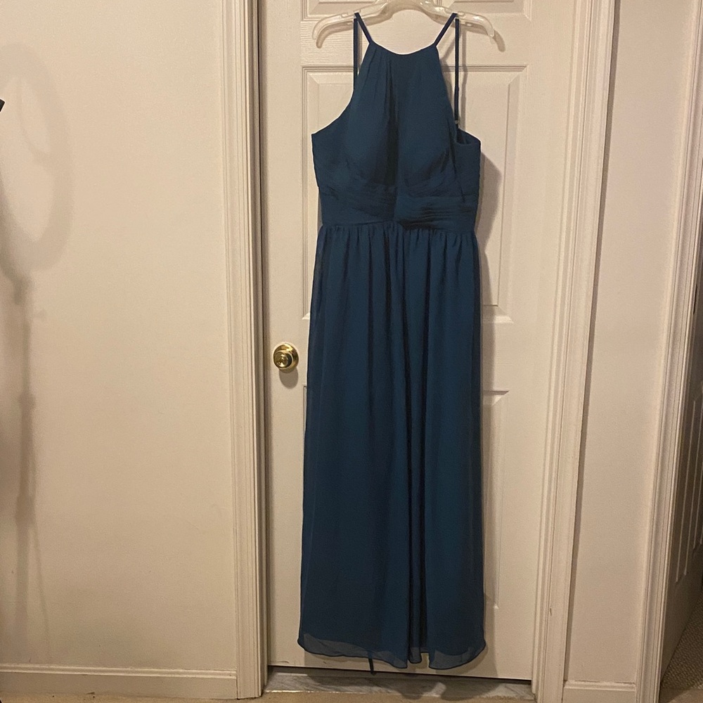 Elegant Blue Women's Dress